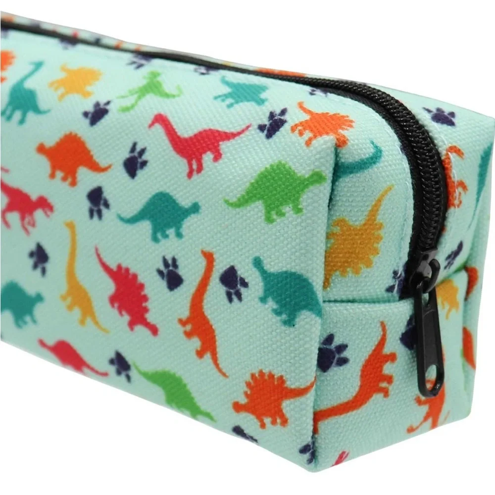 Dinosaur Zipper Pencil/Makeup Case Pouch